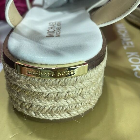 MICHAEL MICHAEL KORS, CUNNINGHAM SANDAL LEATHER, SIZE 8.5 - Picture 6 of 13